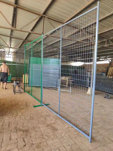 Portable Temporary Fence Outdoor Welded Wire Mesh Fencing Panels Corrosion