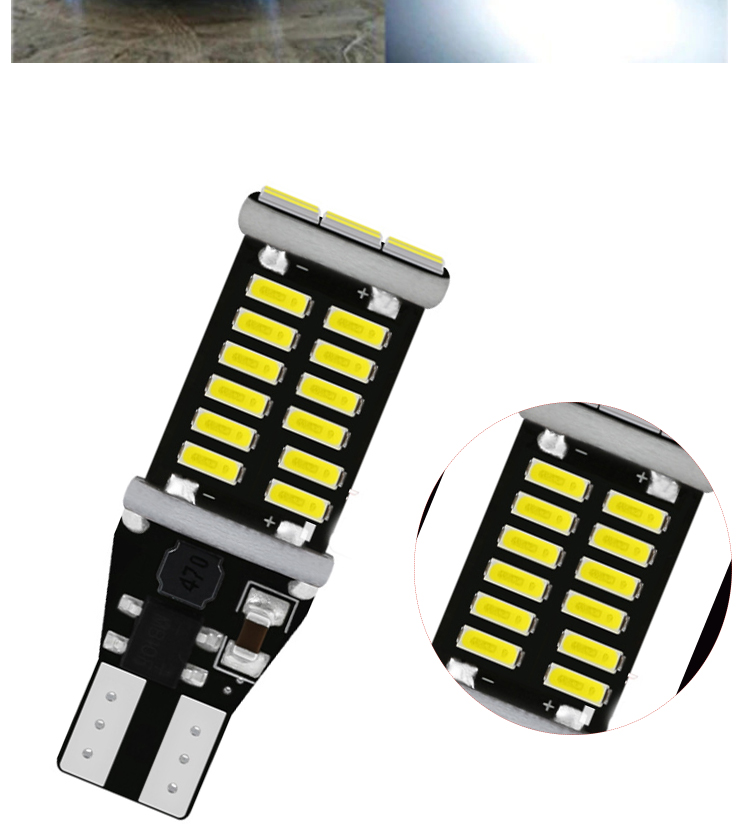 T15 4014 Canbus Automotive LED Turn Signals Luz 12V Car Signal Light Bulb