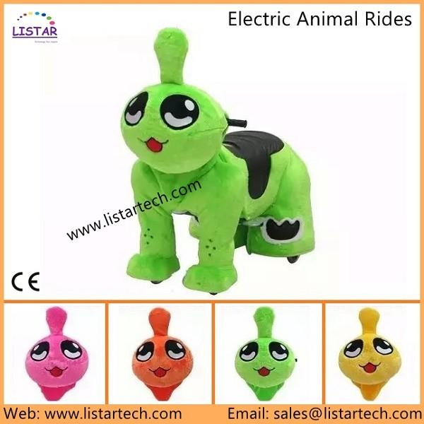 Stuffed Toys On Animals Coin Operated Childrens Rides Stuffed Animals / Ride On