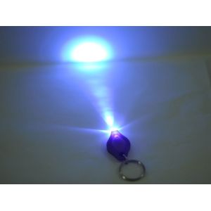 Multifunctional LED Keychain Flashlight Micro Size Design For Stroller Leash