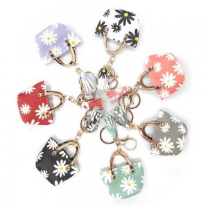  Small No Zipper 7.7x5cm Cute Coin Purse Keychain With Daisy Printed Manufactures