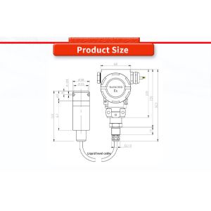 Customized UNIVO UBPT500-602TY Liquid Level Gauge Sensor for High Accuracy
