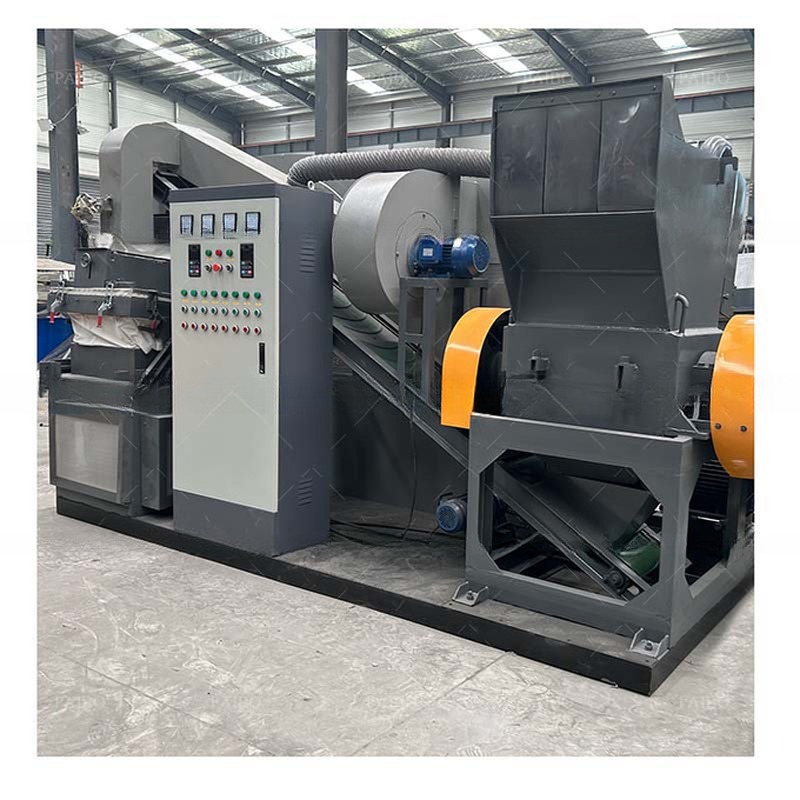 Scrap Copper Cable Crusher and Separator Function 1 Waste Wire Recycling Machine Line