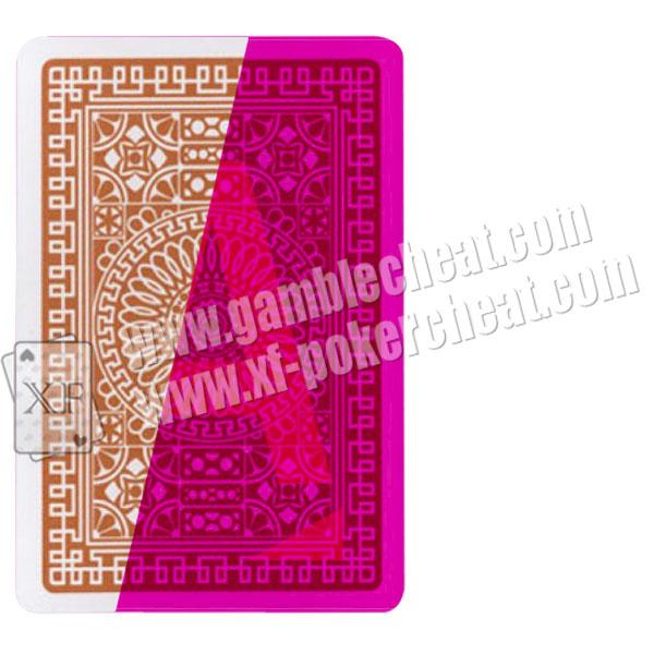 XF Italy Modiano Club Poker|Da Vinci Club Casino| green/brown Regular 2 Deck Set