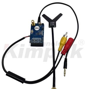 8CH FPV VTX Wireless Video Module with 7-36V DC Input and 5V/0.5A Output for