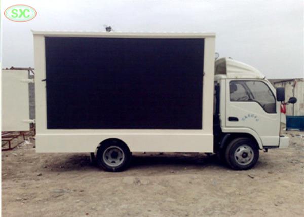 outdoor p4.81 advertising mobile digital truck led display with Linsn control