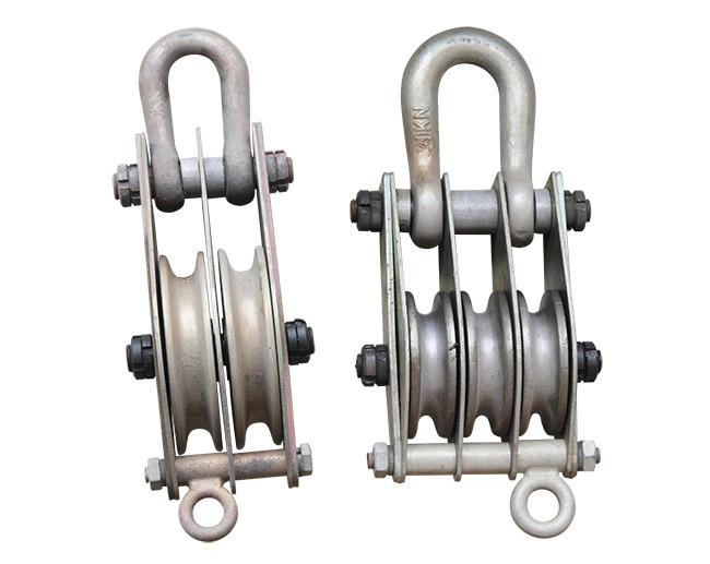 20kN Triple Sheave Pulley QHN2-3 Snatch Block Pulley Aluminum Alloy