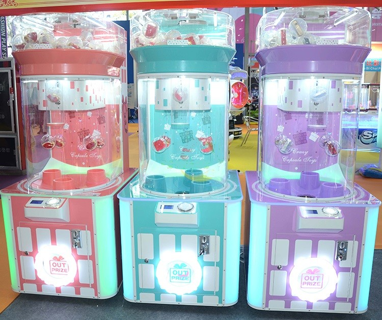 Crazy Capsule Toys Vending Prize Game Machine With 1 Year Warranty