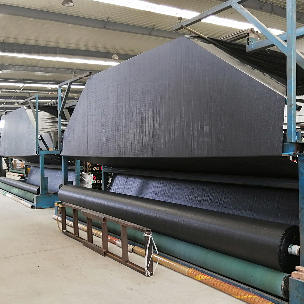 UV Stabilization Agricultural Ground Cover PP Woven Anti-Grass Mat For Weed Control Black White Green Fabric Roll For Plants