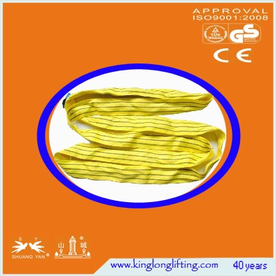 Large Load Capcacity Wire Rope Sling 1-100m Length Flat Lifiting Eye