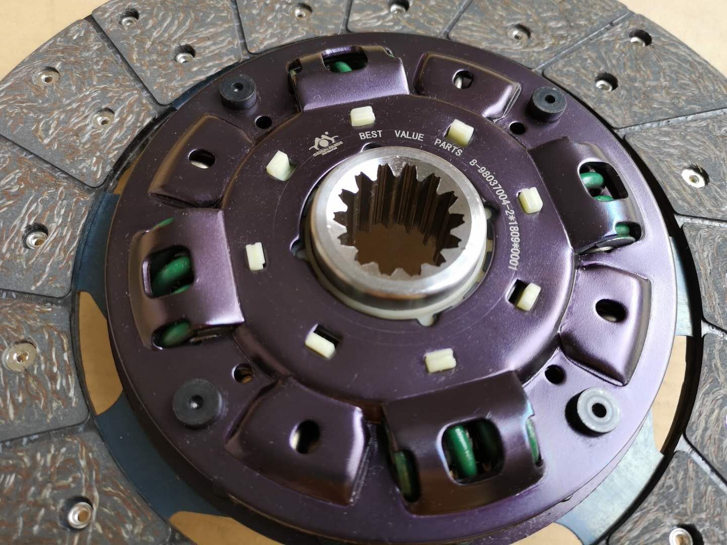 300 * 14 8980370042 ISUZU Clutch Disc Three Stage Damping Soft Buff When Change Speed