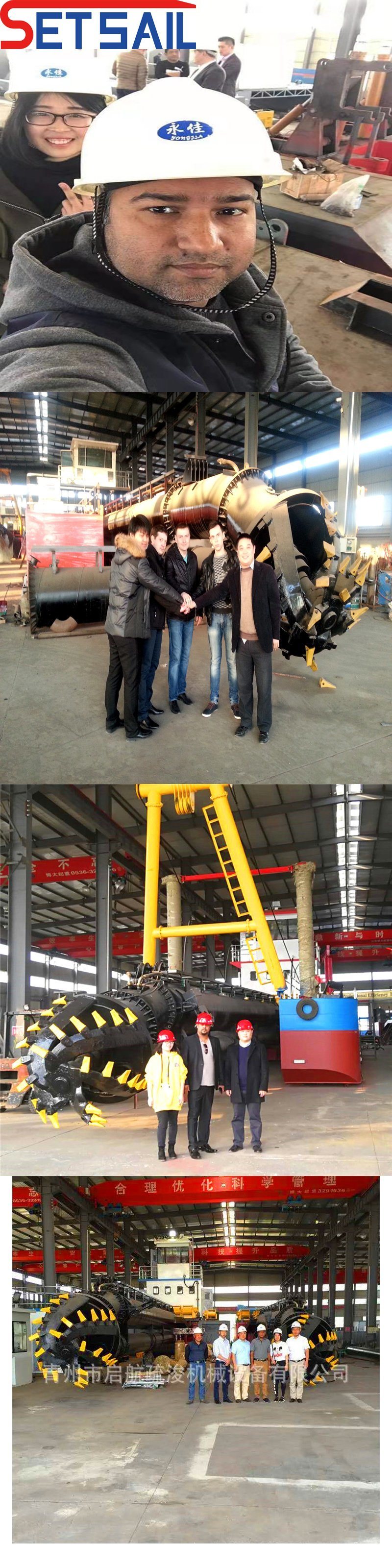 Diesel Engine Power Hydraulic 20inch Cutter Suction Dredger