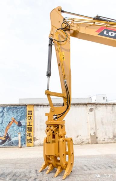 Construction Hydraulic Mechanical excavator brush grapple For Grabbing Export