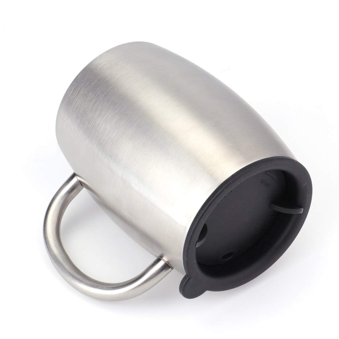 Black Stainless Steel Tumbler / Double Walled Wine Tumbler Cups