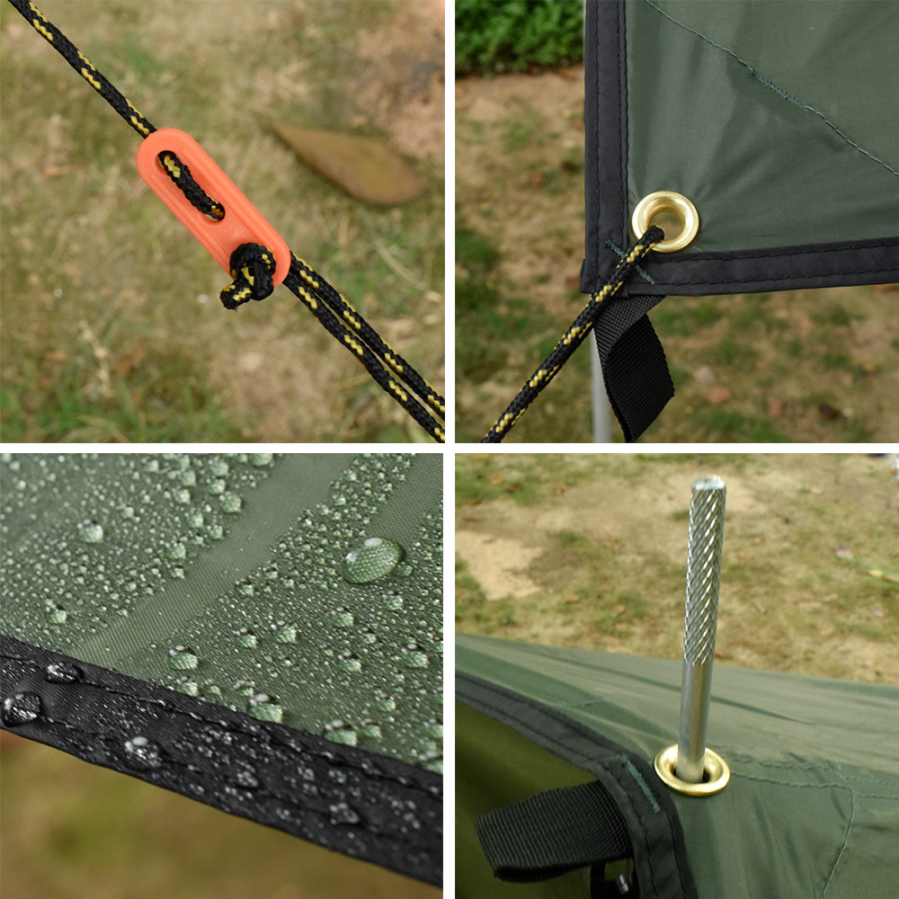 PU2000mm waterproof Hammock 11.5x9.8ft Rain Fly Tent