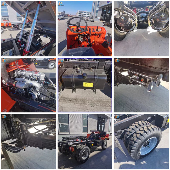 5 Tons 4x4 Mini Underground Mining Dump Truck Dumpper And Tipper 2.2 Cubic Meters