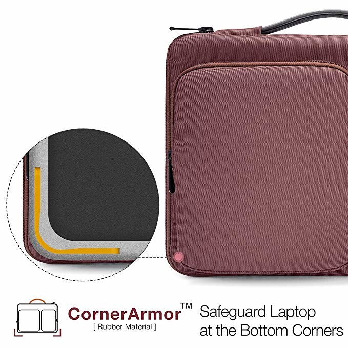Protective Laptop Carrying Case Compatible With 15-15.6 Inch Notebooks