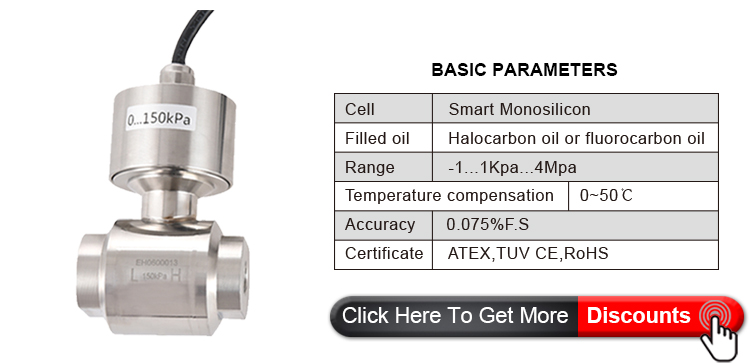 Holykell Factory HPT708 Subsea Differential Pressure Sensor