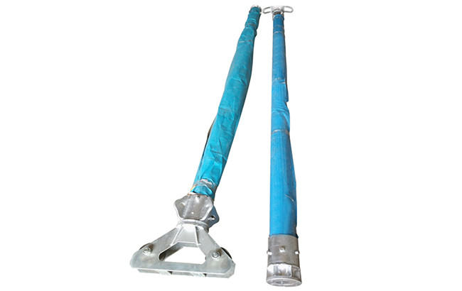 Tubular Aluminum Gin Pole Adjustable Inner Suspended Gin Pole