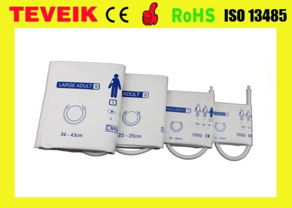 Digital Blood Pressure Cuff Nonwoven cloth Single Hose Adult disposable nibp