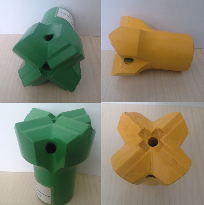 Mining / Tunneling / Construction Chisel Bits Thread Steel Cross Type
