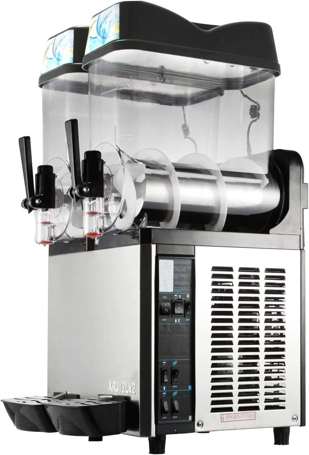 Commercial Slash Slush Granita Machine Frozen Drinks Ice Cream Sorbet Granita Slush Puppy Slush Maker Machine