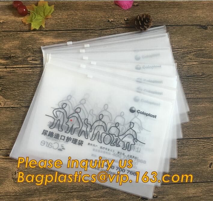 Plastic Bag OEM Custom PVC Loop Handle Image Printed Plastic Shopping Bag,Promotional Clear Waterproof Plastic Cosmetic