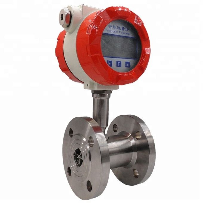 Digital Turbine Water Flow Meter With 5~400mpa.S Viscosity A Variety Of Signal Output
