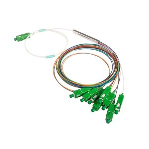 ABS 1x8 Optical Splitter 10.3dB Miniature High Stability Reliability