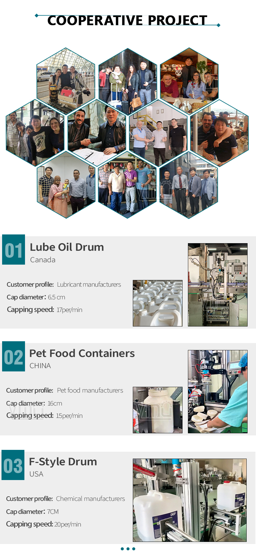 Plastic Bottle Bucket Twist Off Closing Lock Automatic Cap Feeding And Screwing Machine