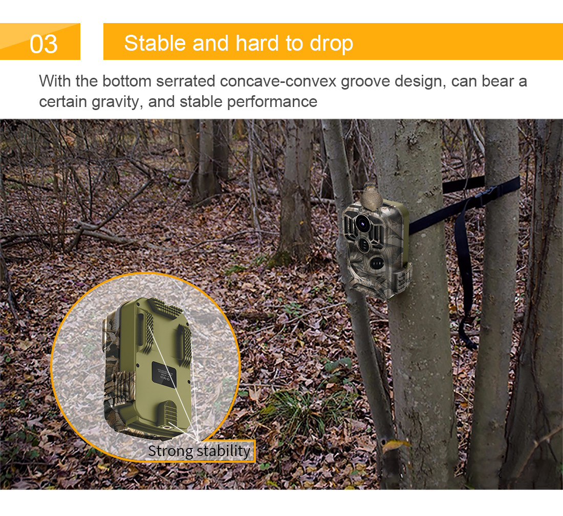 Night Vision Wifi 1080p Outdoor Trail Camera 90 Degree 30mp For Hunting Game