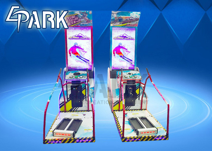 Fashion Coin Operated Arcade Machines Alpine Racer Skiing