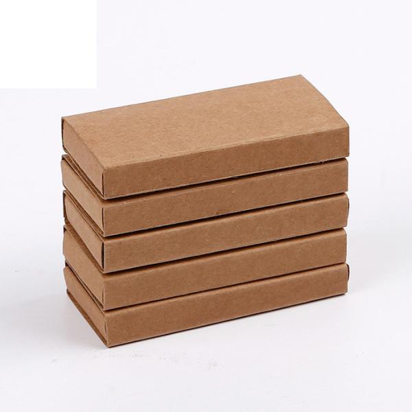 Quality Handmade matches boxes kraft paper candle matches empty box for sale