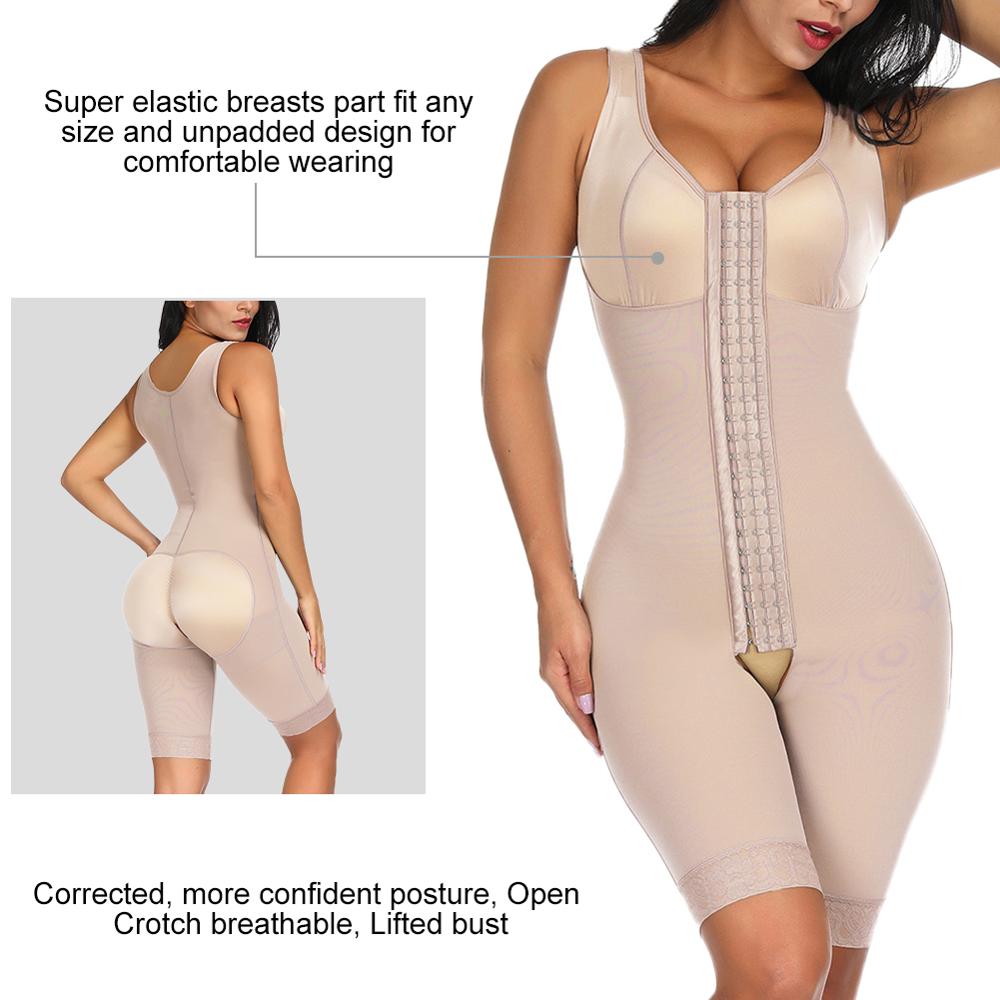 HEXIN Women's High Compression Bodysuit Body Shaper for Shaper Type Bodysuit