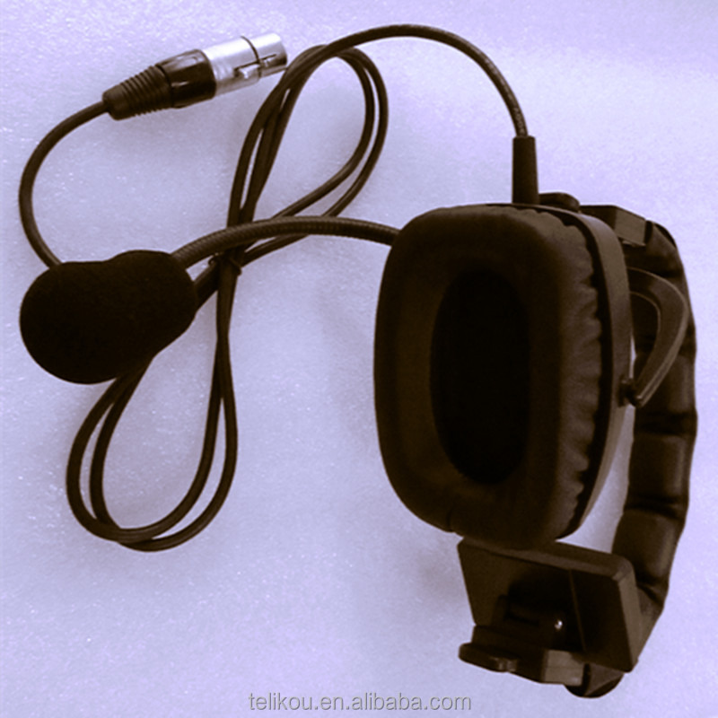 TELIKOU  New Update Director Dynamic Intercom Headset For Camera man , studio room , stage