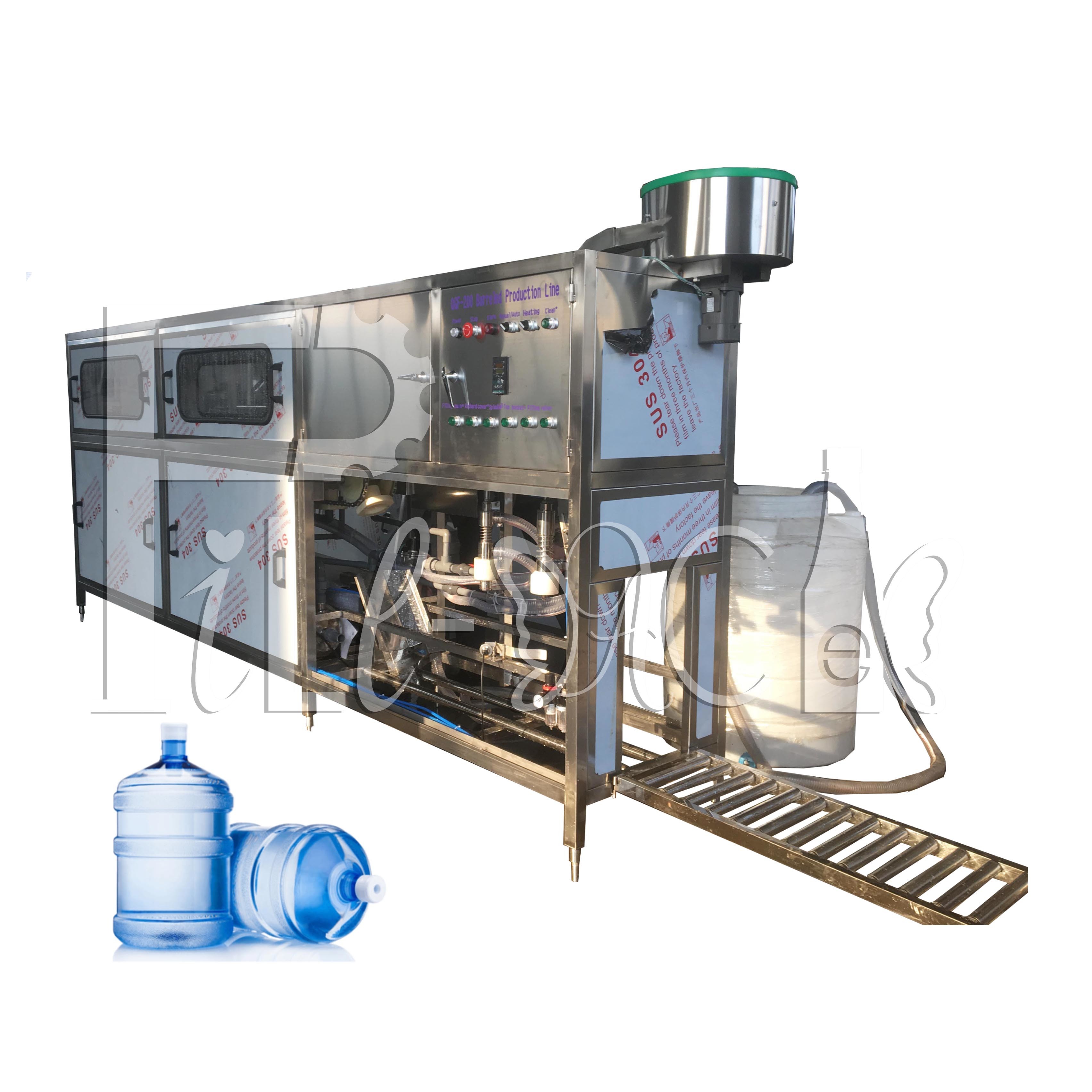 200BPH Automatic 5 Gallon Filling Machine Line With Cap Lifter