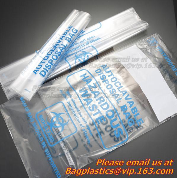 Autoclavable bio, Clinical, Specimen bags, autoclavable bags, sacks, Cytotoxic