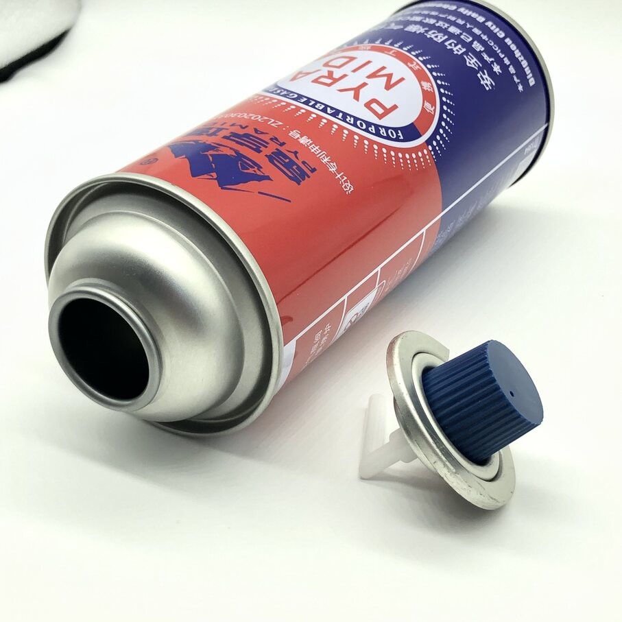 Empty Butane Gas Canister Cylinder for Refillable Fuel Containers