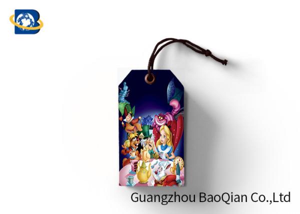 Eco - Friendly Custom Printed Hang Tags Toy Hangtag Hard Plastic Material 3D
