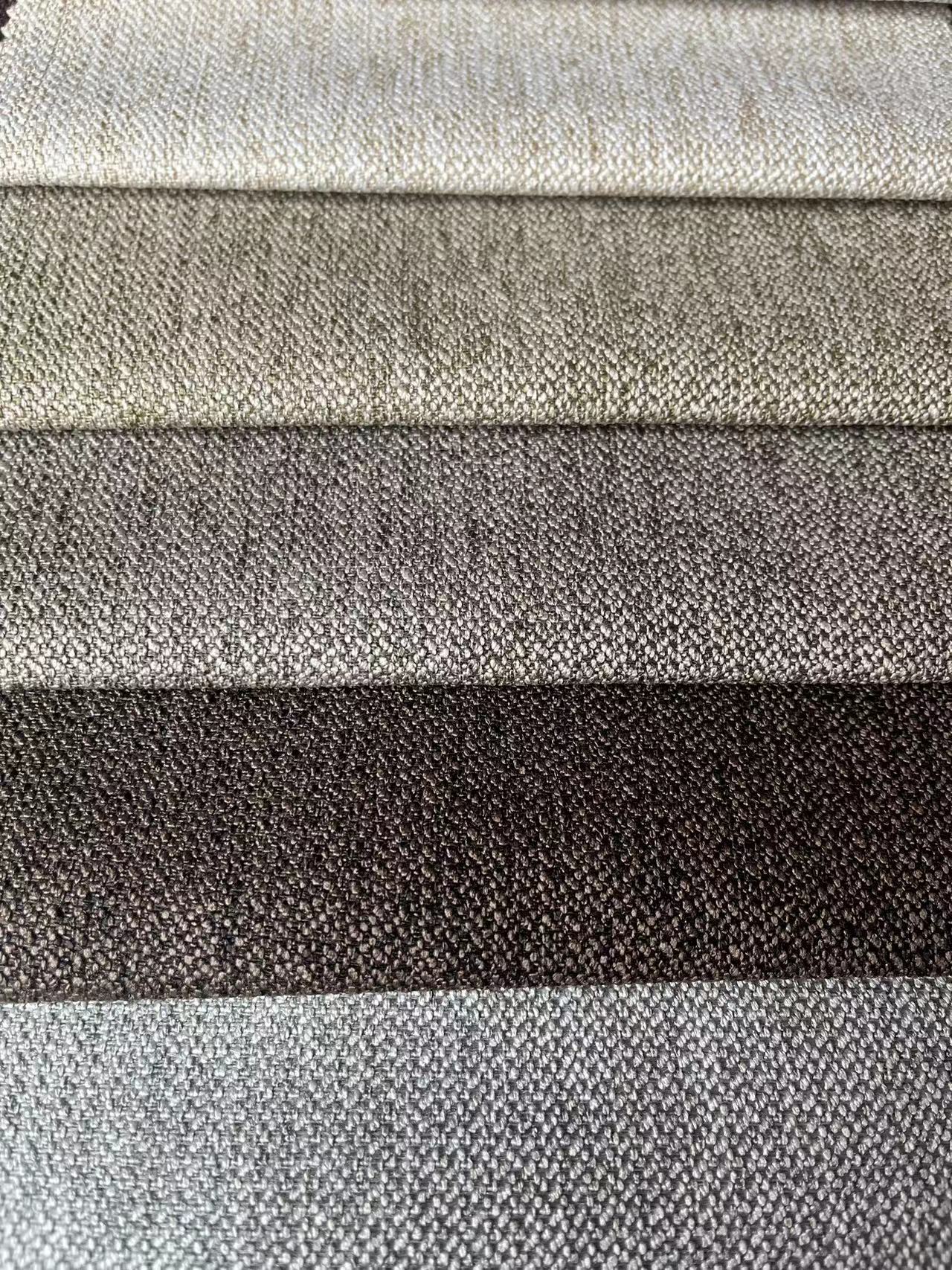 Woven Linen Sofa Fabric Breathable Waterproof For Home Textile