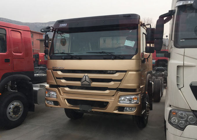 HOWO Drawing Head Tractor Truck LHD 6x4 371HP Single Berth Cabin Air Suspension