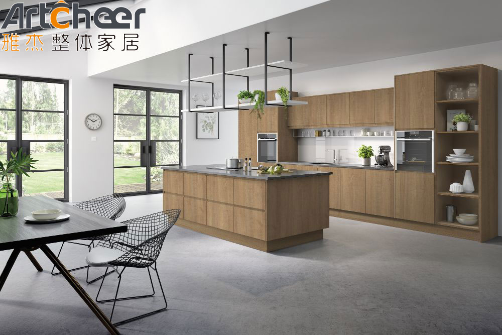 Wood Melamine Modern Furniture Kitchen Cabinet with E1 or ECO Friendly Material Grade