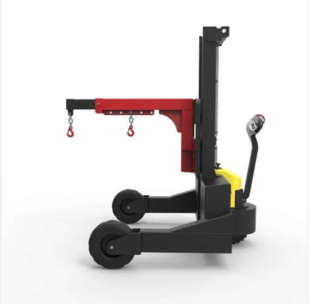 Mini Hydraulic Full Electric Stacker Crane Electric Floor Crane For Bag