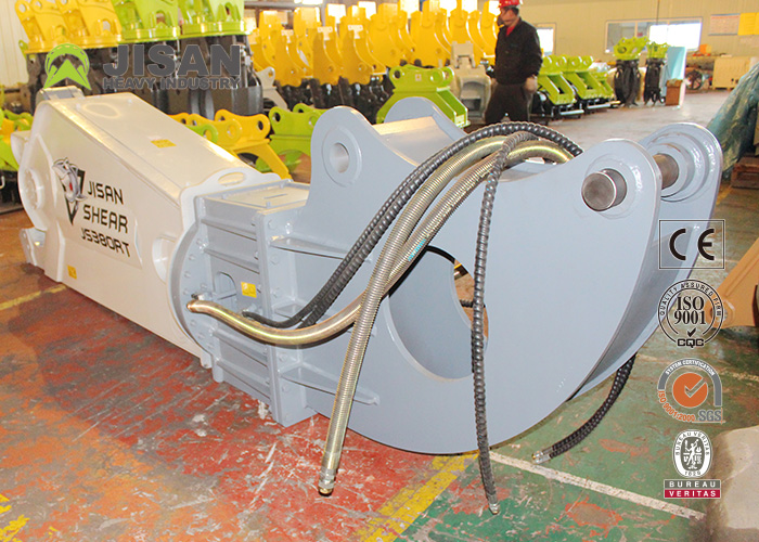 High Quality Demolition Scrap Shear For Excavator Attachment Made In Korea