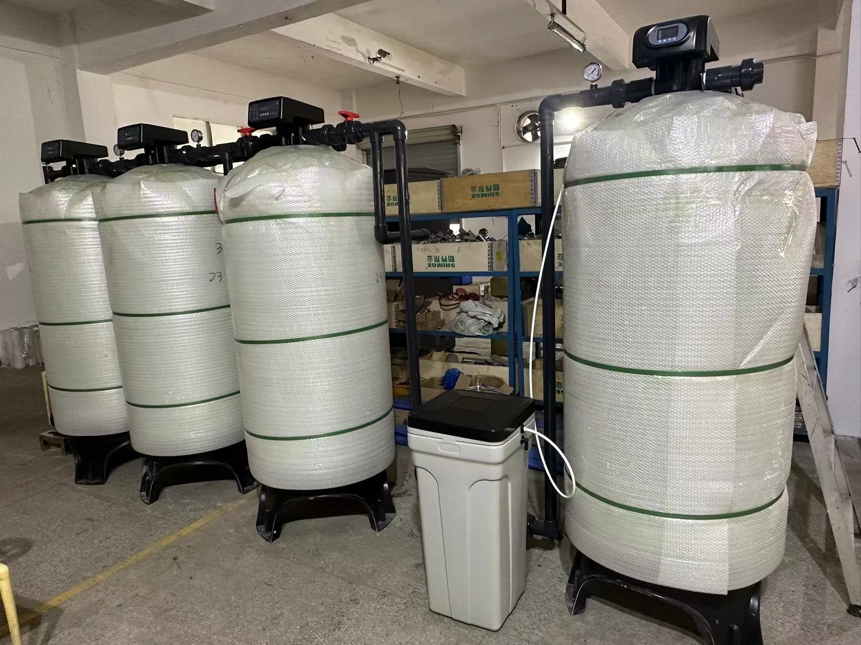 Two Stages RO EDI Plant Ultrapure Water Machine Stainless Steel Fitting