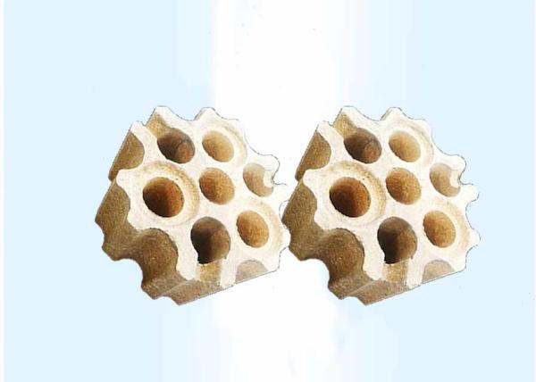 High Density Lattice Fire Proof Brick / Heat Storage Checker Acid Resisting