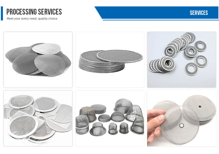 Customizable Silver Hole Filter Mesh Woven from Stainless Steel Wire for Acid and Alkali Resistance in Plain Weave Style