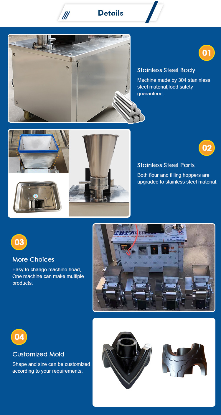 4800pcs/H Commercial Samosa Making Machine Automatic