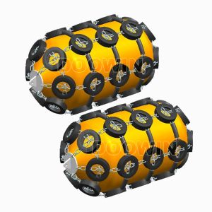 Net Type Dock Floating Marine Foam Fender , Solid EVA Foam Fender