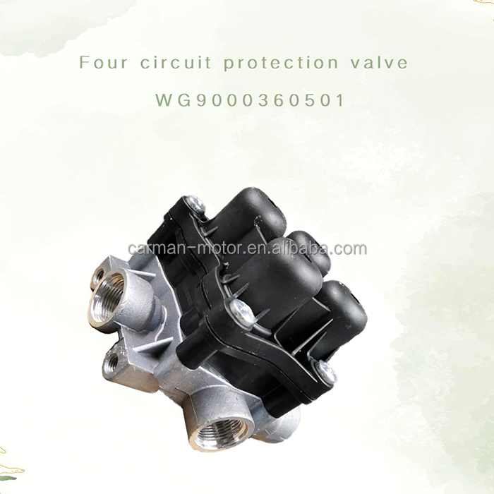 Four Circuit Protection Valve for Sinotruk HOWO Sitrak Truck Parts WG9000360501 within Customer Requirements